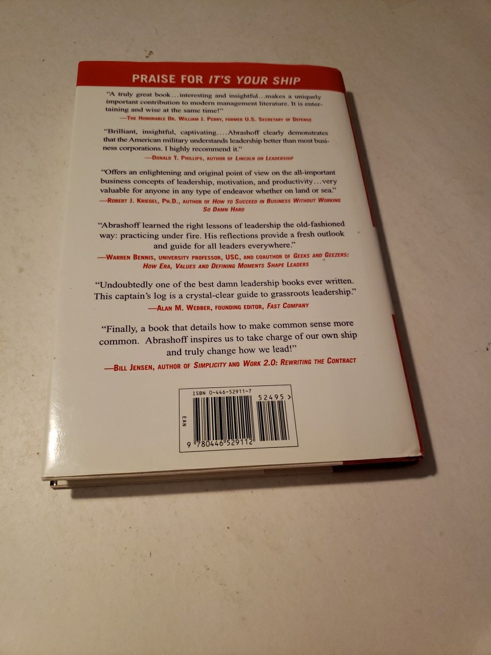 It’s Your Ship SIGNED 2002 First Edition HC by Captain D. Michael Abrashoff