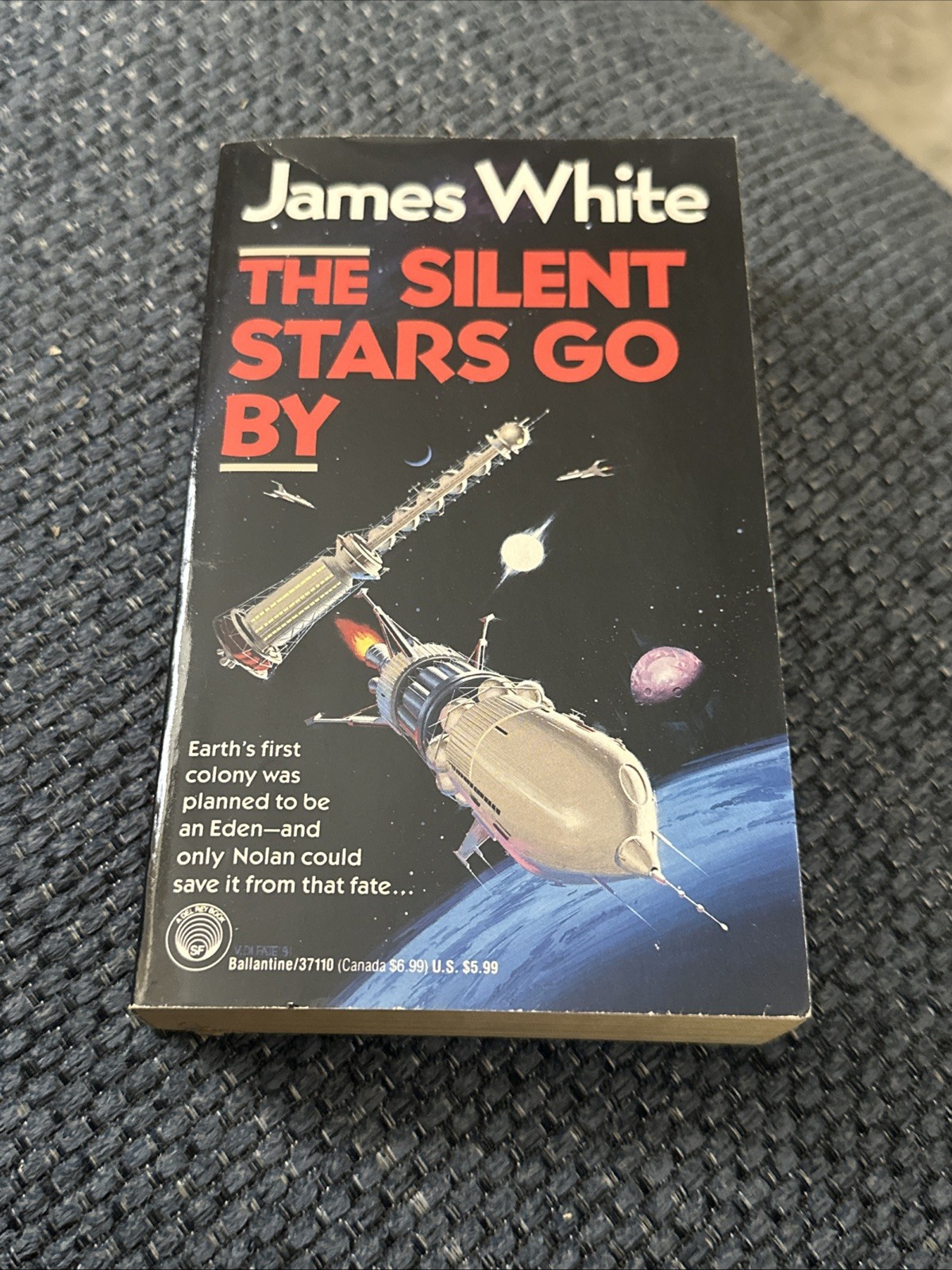 1991 The Silent Stars Go By paperback James White Del Rey 1st Edition
