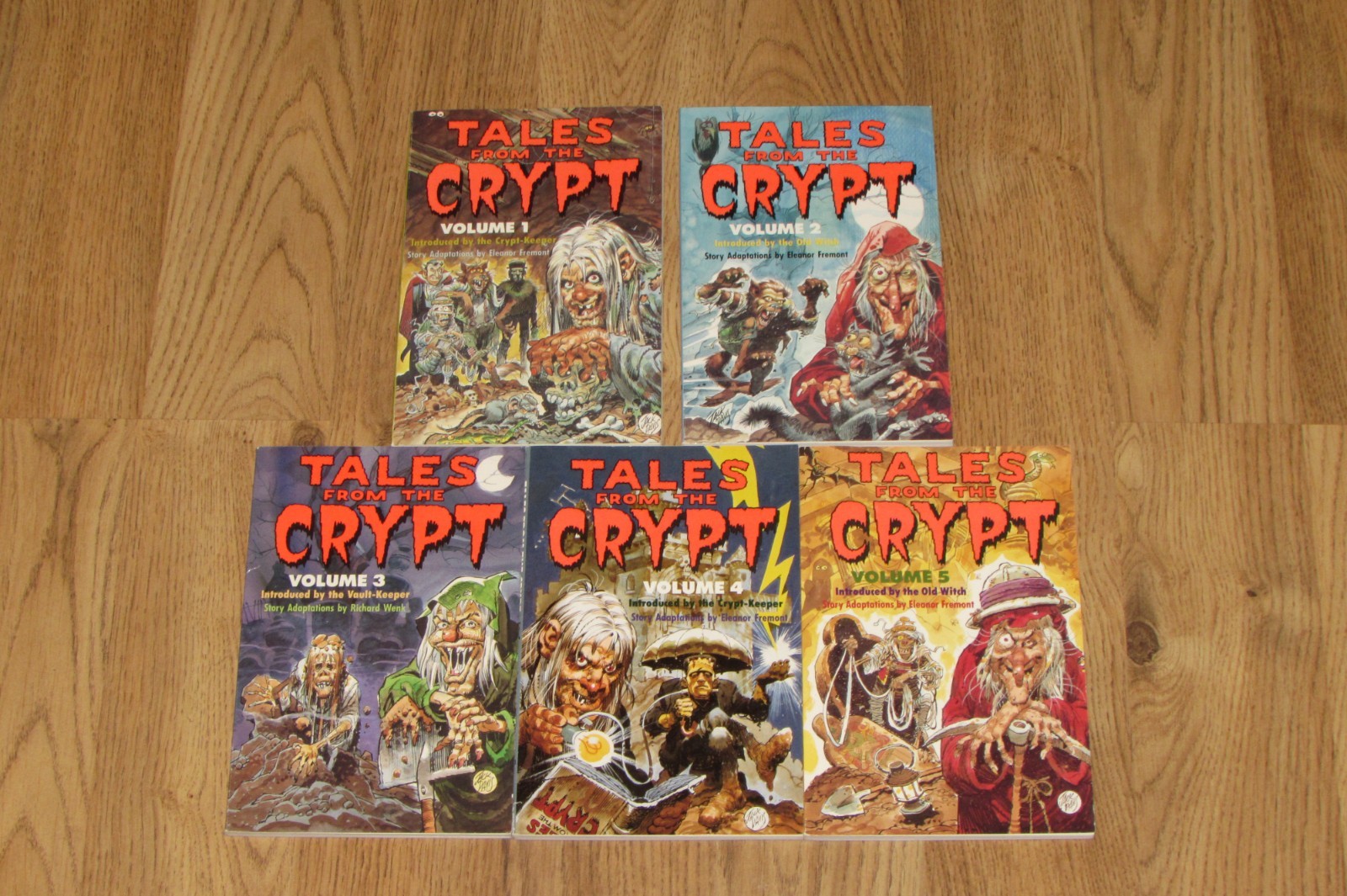 Complete Tales from the Crypt Series Volume 1 2 3 4 5 Eleanor Fremont 1990’s Lot