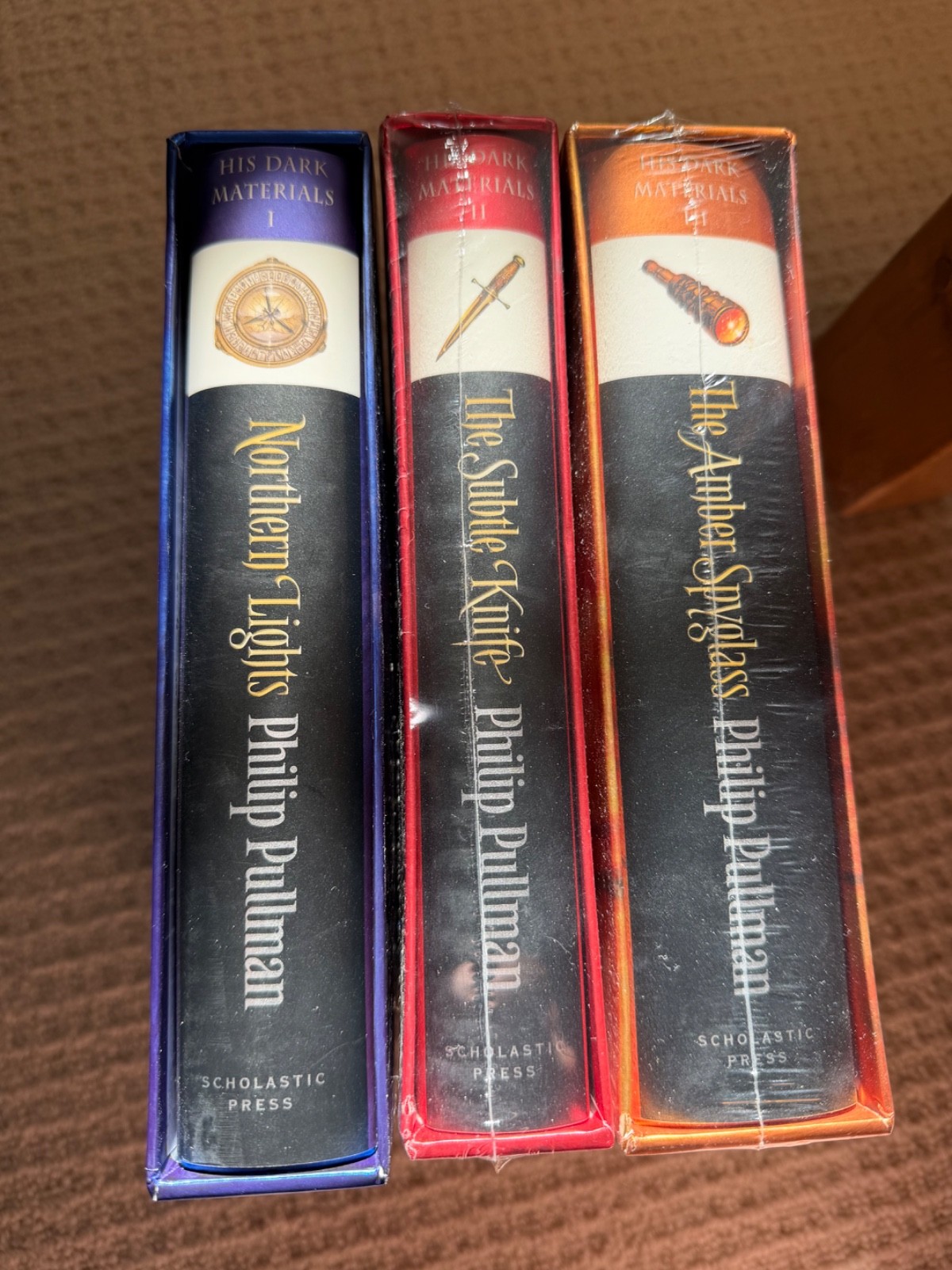 HIS DARK MATERIALS : TENTH ANNIVERSARY EDITION COLLECTOR’S EDITION 3 VOLUME SET