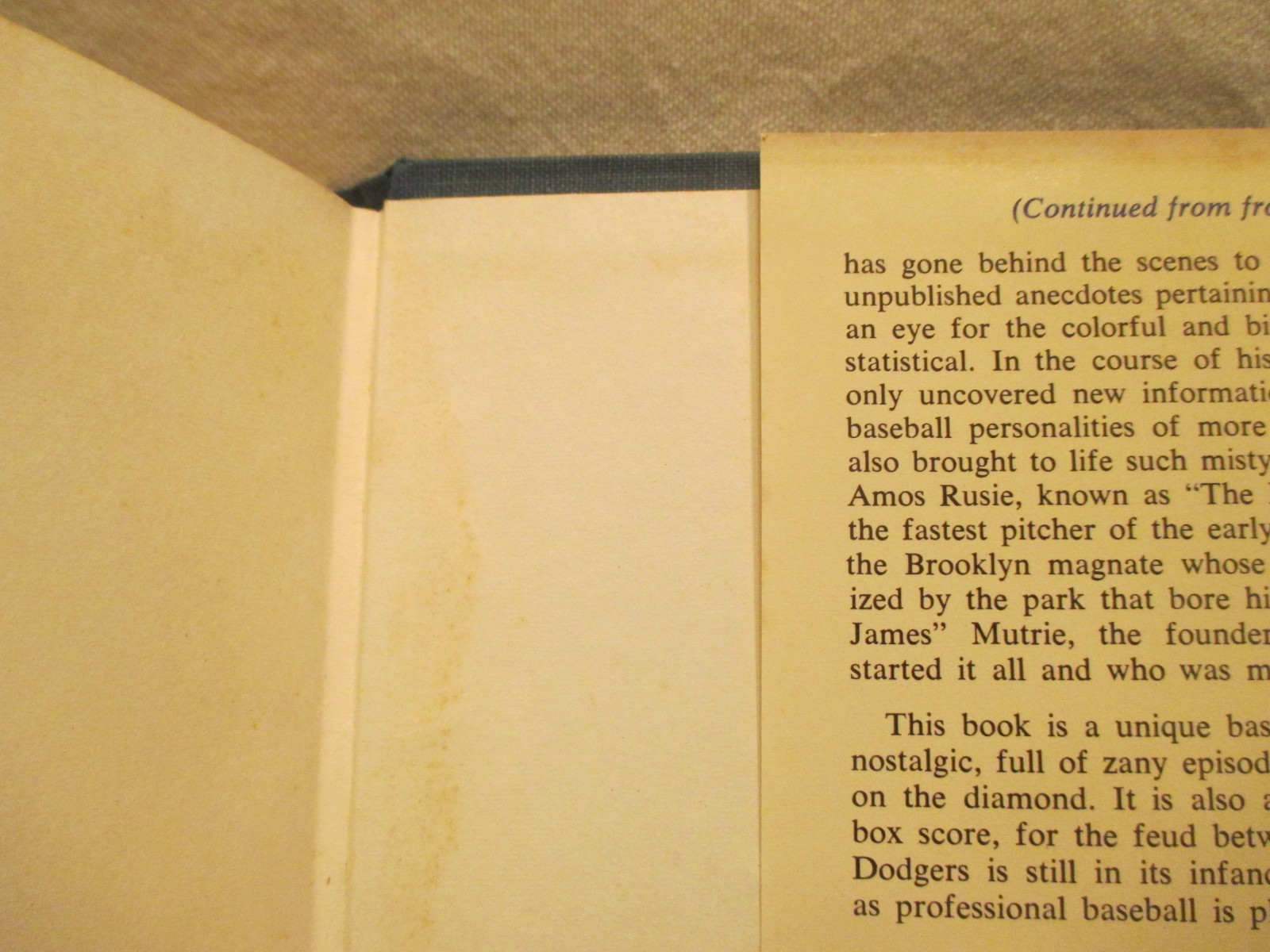 The Giants & The Dodgers: Story of Baseball’s Fiercest Feud- Lee Allen (1964)