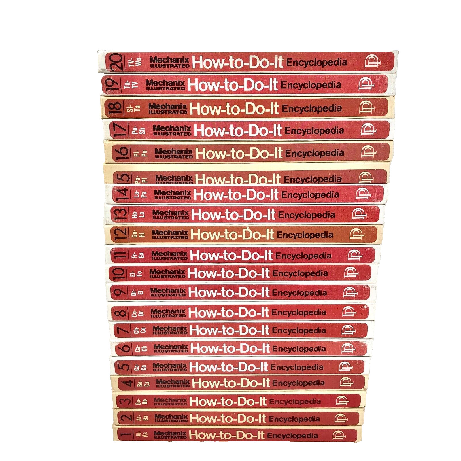 Mechanix Illustrated How To Do It Encyclopedia DIY Book Set 1-20