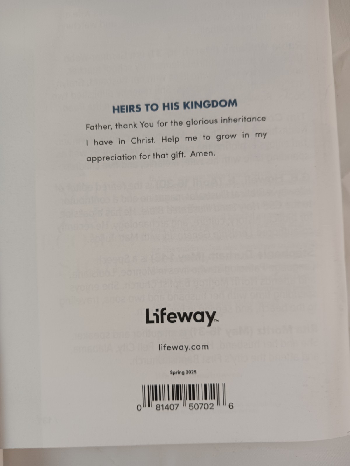 Open Windows Devotions Spring 2025 & Bible Studies For Life Study Guide, 2 Books