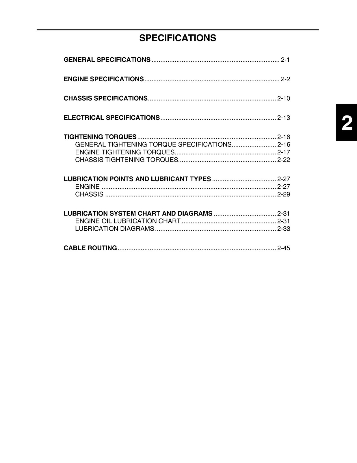 YAMAHA XV1900 Roadliner Stratoliner Service Manual 2006-2009, FOLDOUTS