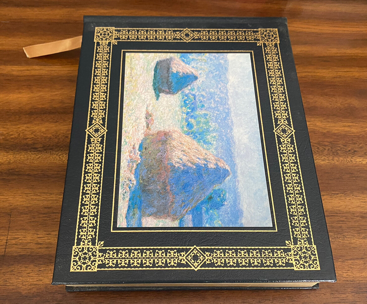 Monet by Janice Anderson (2003, Leather Bound Hardcover) FREE SHIPPING