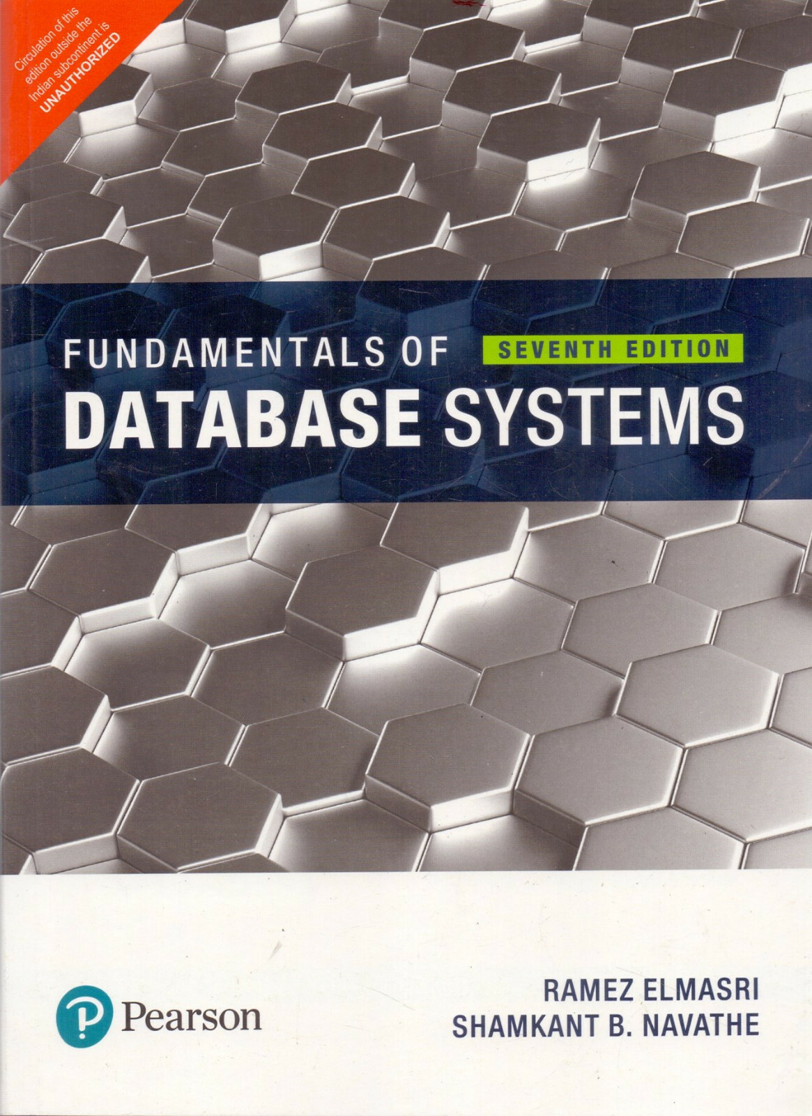 Fundamentals of Database Systems by Ramez Elmasri 7th INTL ED