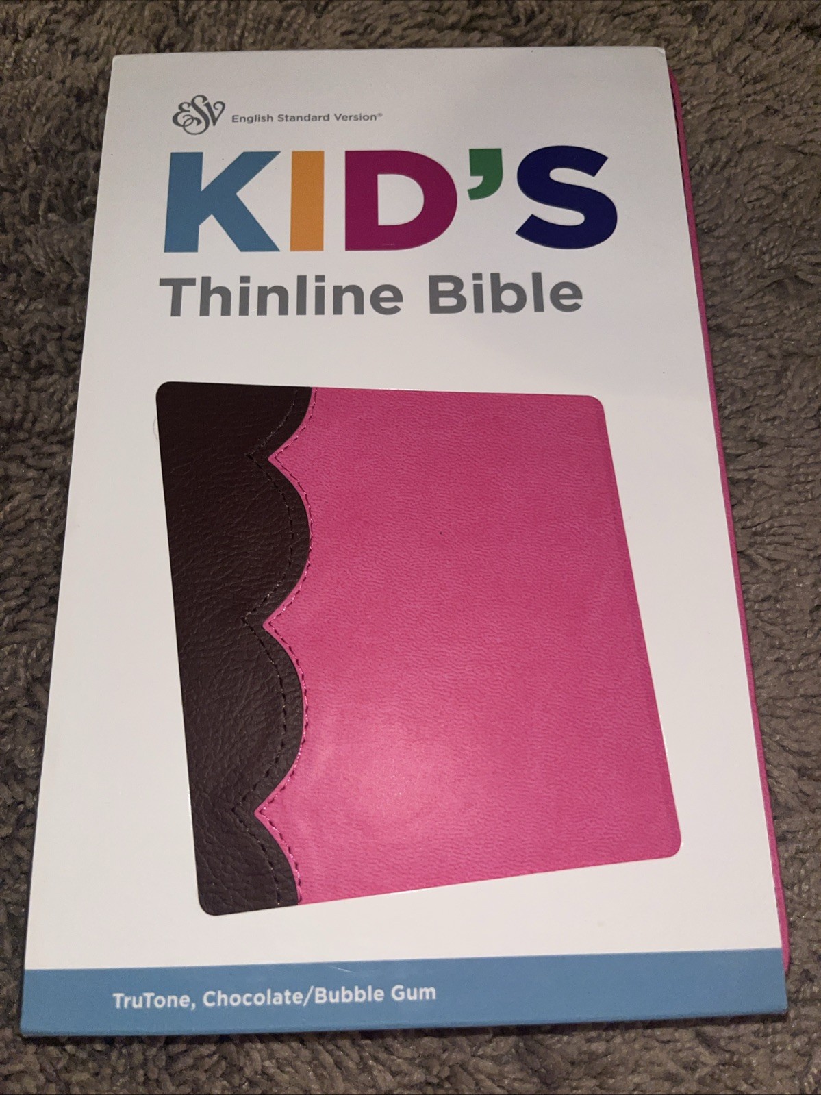 ESV Kid’s Thinline Bible (TruTone, Chocolate/Bubble Gum) (2014, Imitation…