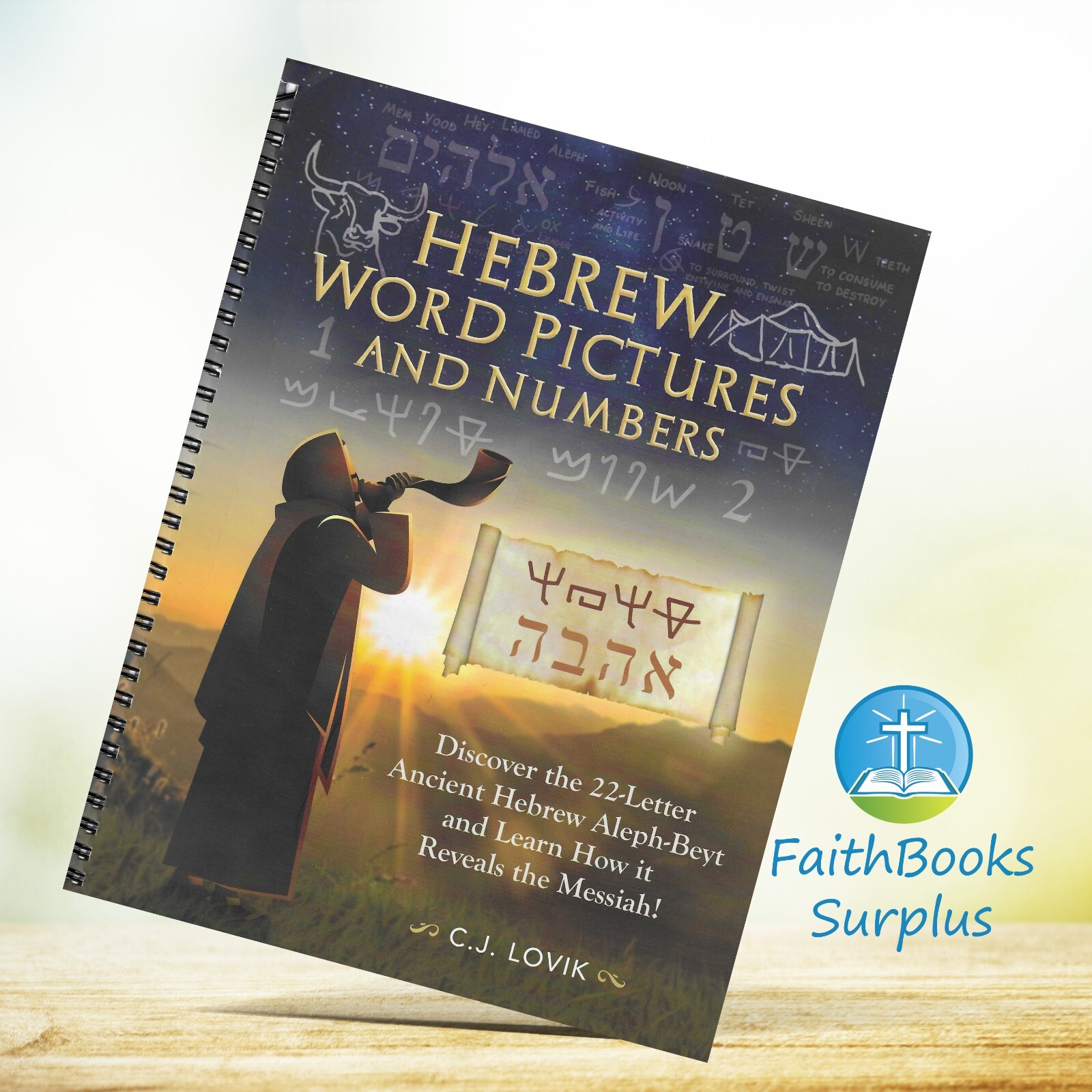 Hebrew Word Pictures and Numbers by C. J. Lovik – BRAND NEW Spiral Bound