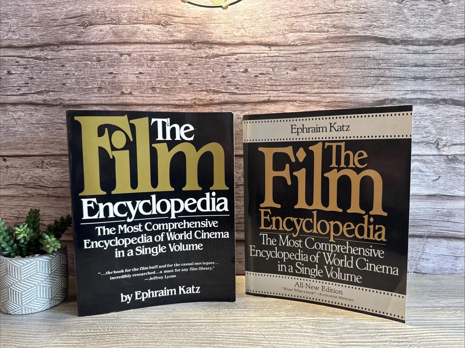 The Film Encyclopedia & The Film Encyclopedia All New Edition Book Lot Ephraim K