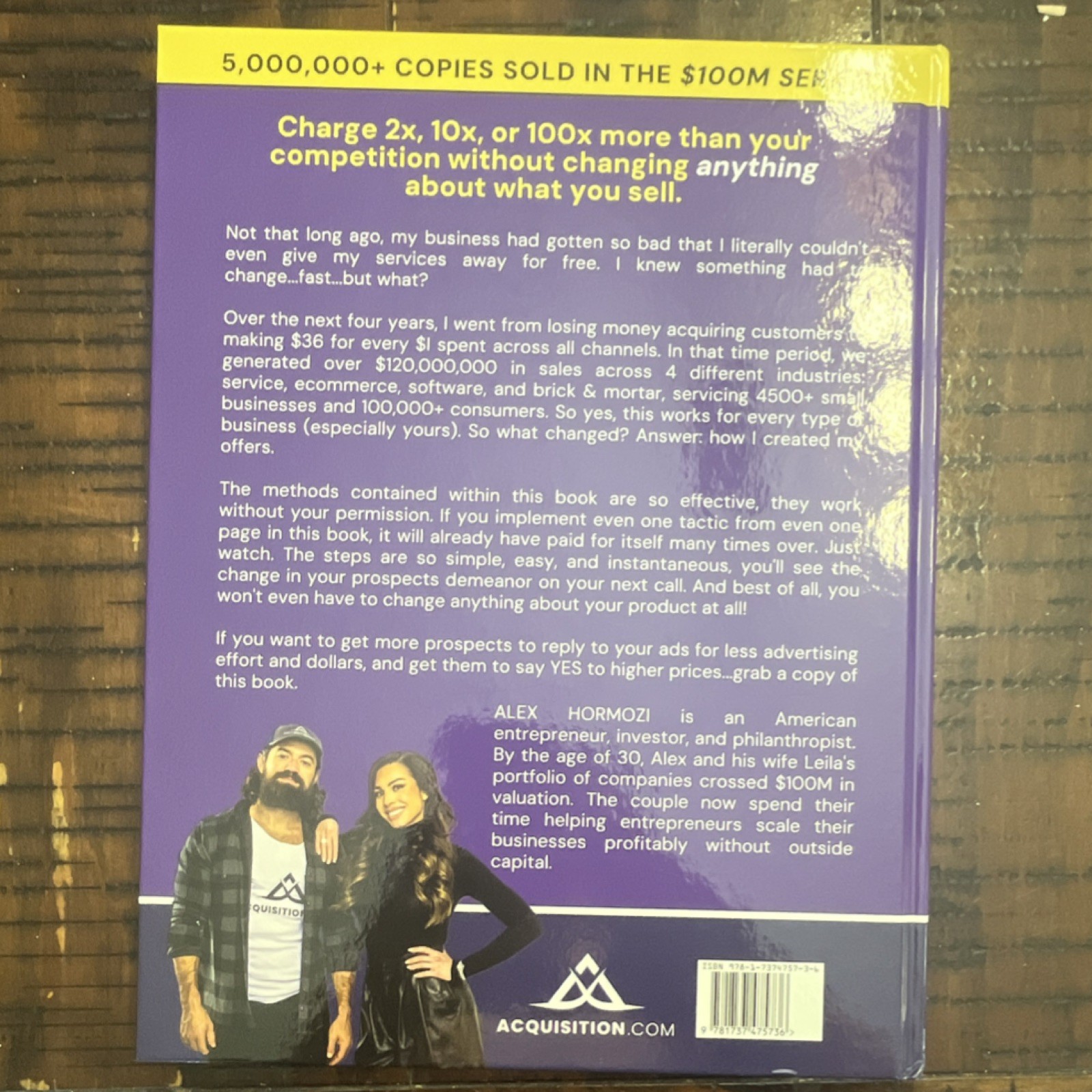 $100M Offers by Alex Hormozi, Acquisition.com, Hardcover, Business & Sales