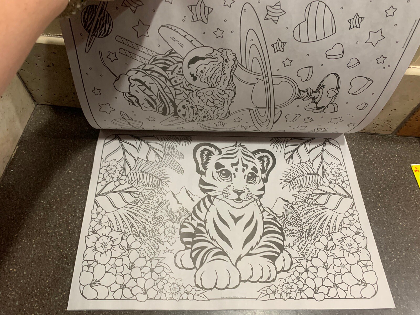 Rare Lisa Frank Giant Color and Activity Book Space Cover 16″ X 10.75″ New 2023