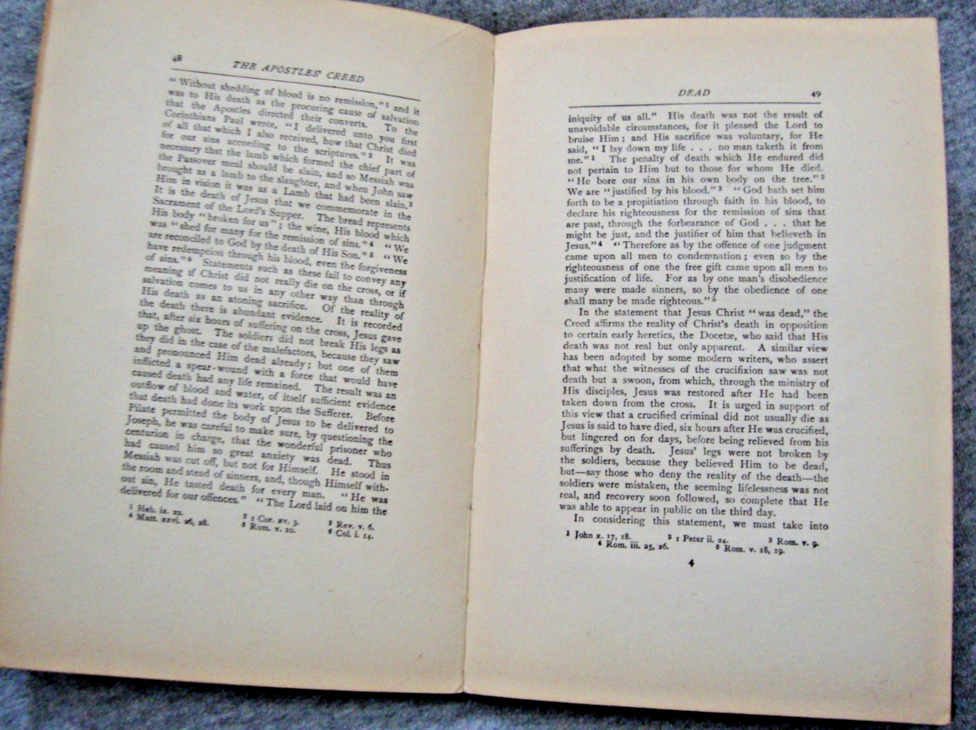 Exposition of The Apostles’ Creed -Rev. James Dodds, D.D. Westminster Press Vtg