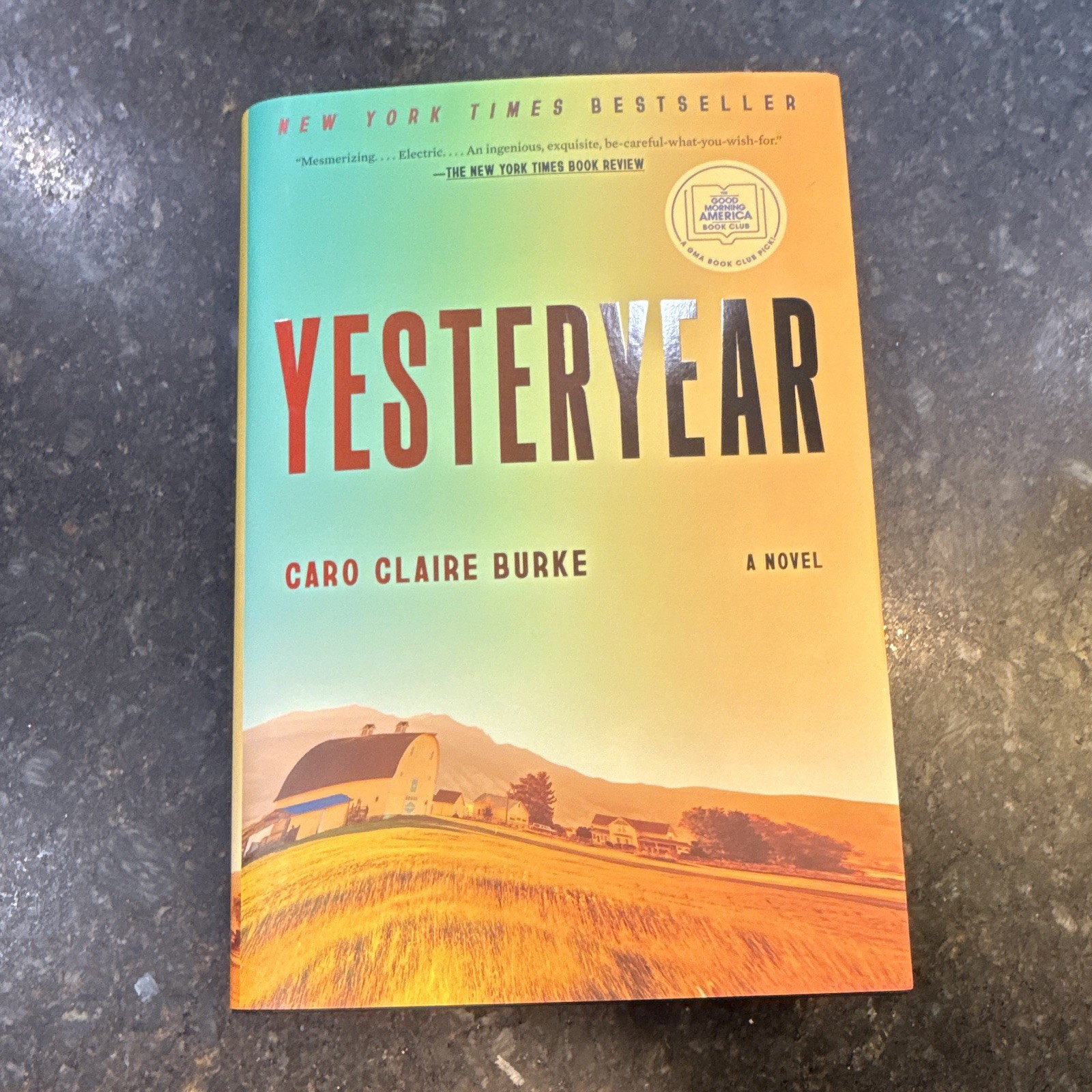 Signed First Edition Yesteryear Caro Claire Burke Hardcover