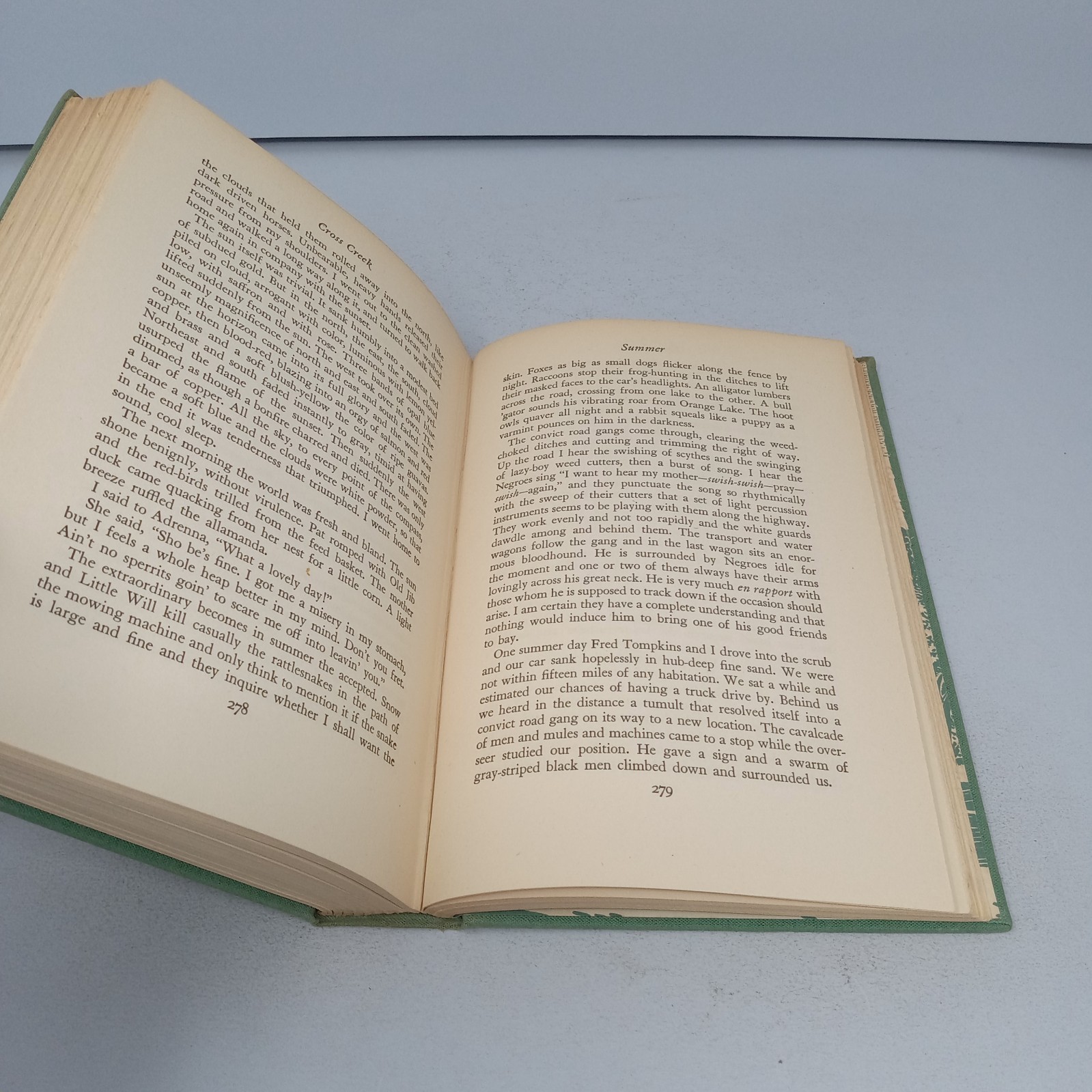Cross Creek: 1942 Charles Scribner’s Sons Hardcover by Marjorie Kinnan Rawlings