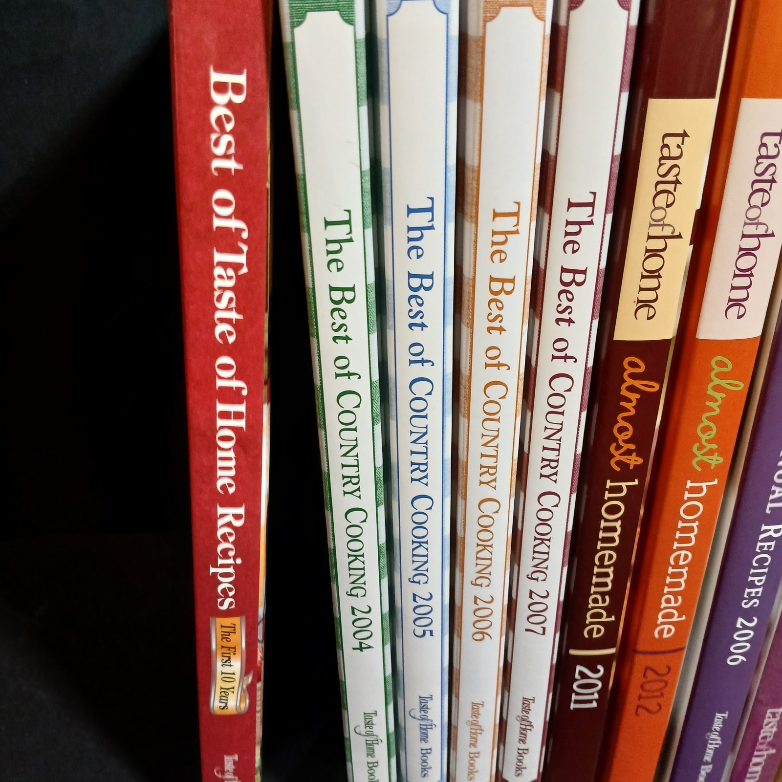 Taste Of Home Cookbook Lot Of 11 Variety See Description For Titles