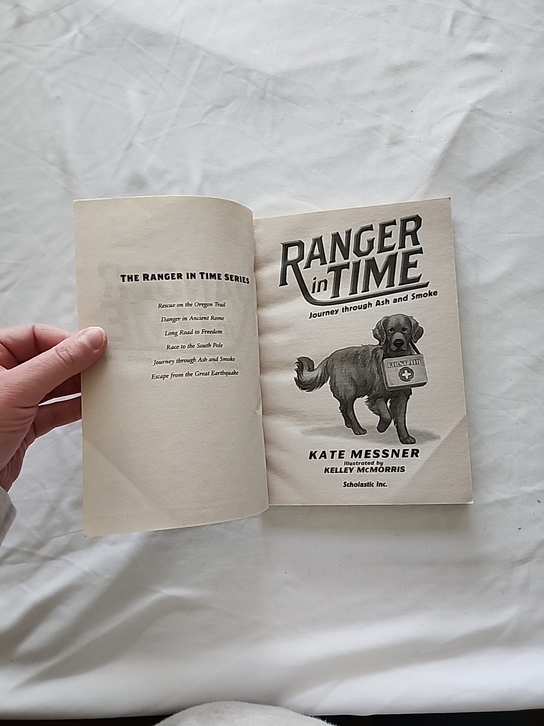 Lot Of 7 Ranger in Time Series Kate Messner Dog Time Travel History