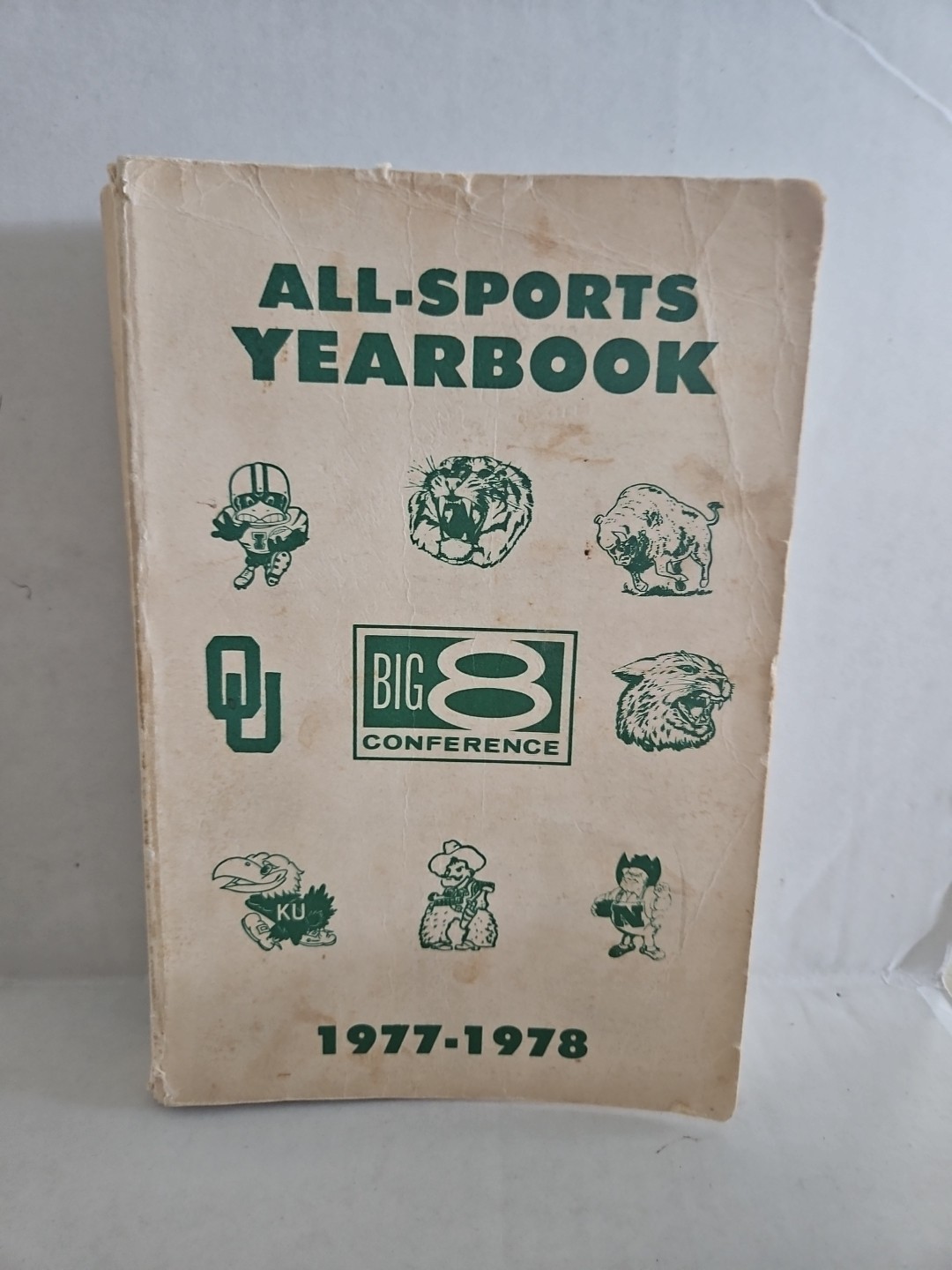 Big 8 Conference All-Sports Yearbook 1977-78 734 Pages See Pics For Flaws