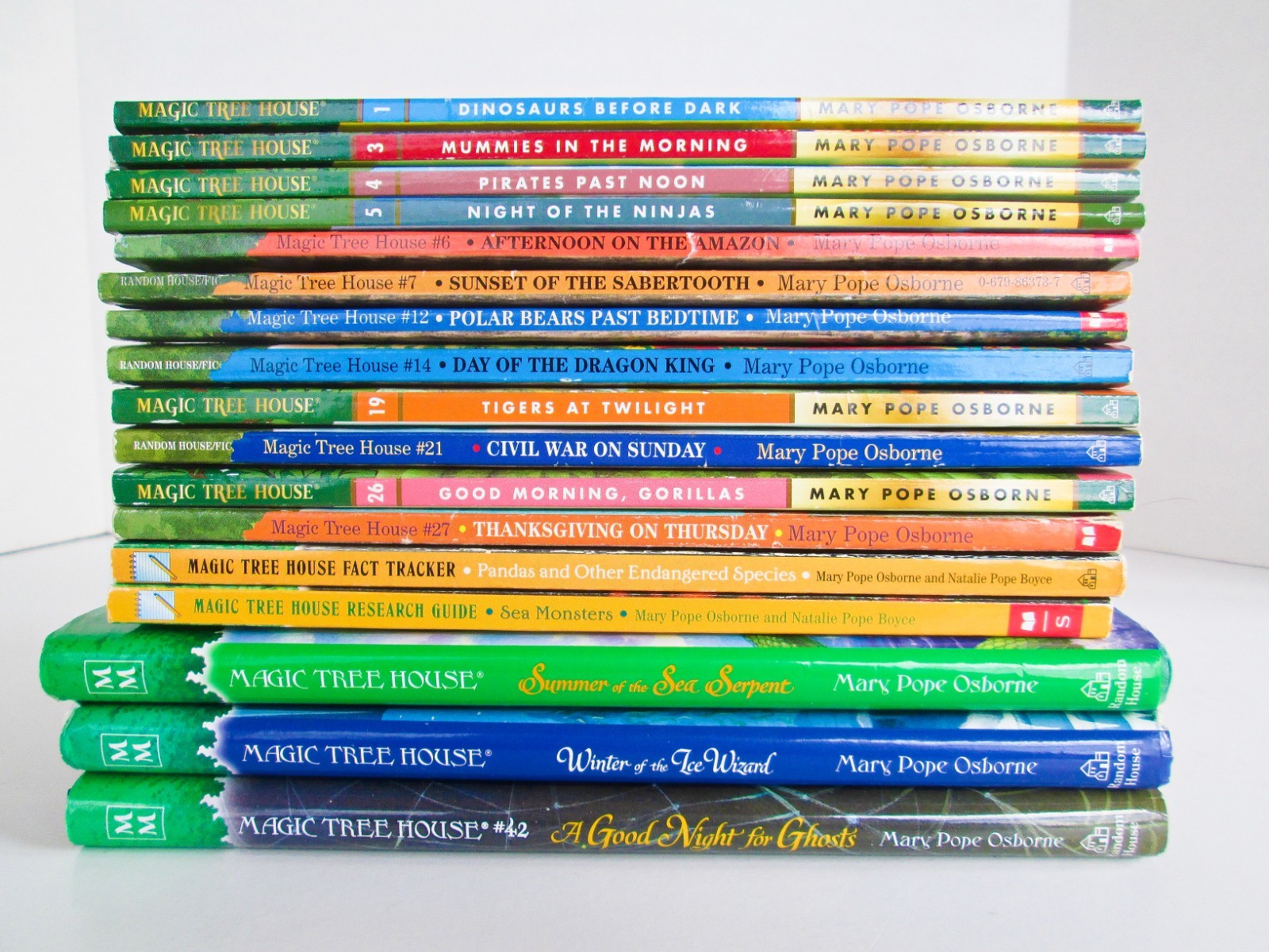Magic Tree House Book Lot of 17, Mary Pope Osborne, PB HC Mix, 1990s-2010s