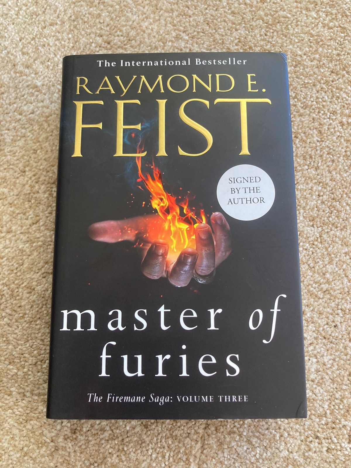 Master of Furies – Raymond Feist 1st Edition /Print Hardcover 2022 SIGNED!! 🔥