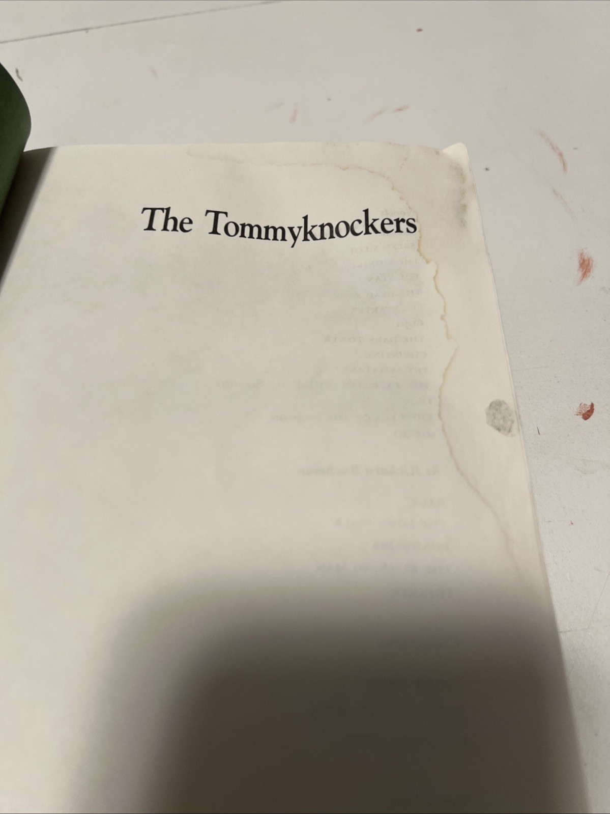 The Tommyknockers Stephen King First Edition Hardcover 1987 GP Putnam