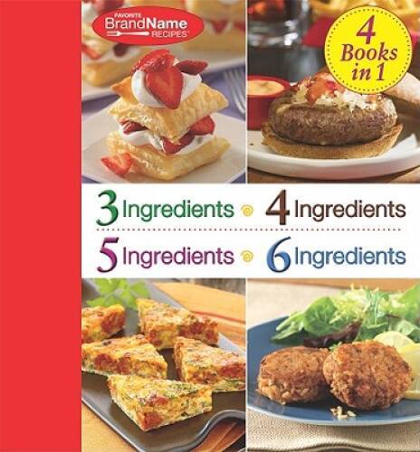 4 Cookbooks in 1: 3 Ingredients 4 Ingredients 5 Ingredients 6 Ingredie – GOOD