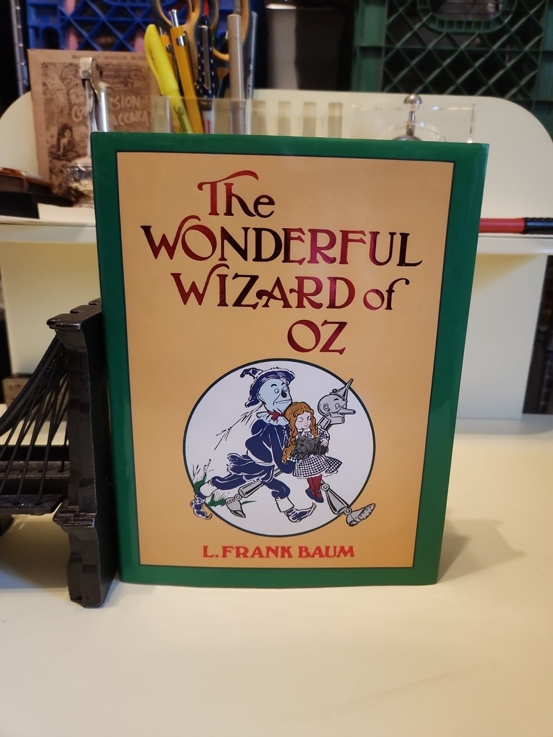 FIRST EDITION 1987 THE WONDERFUL WIZARD OF OZ VINTAGE RARE L.FRANK BAUM HC BOOK