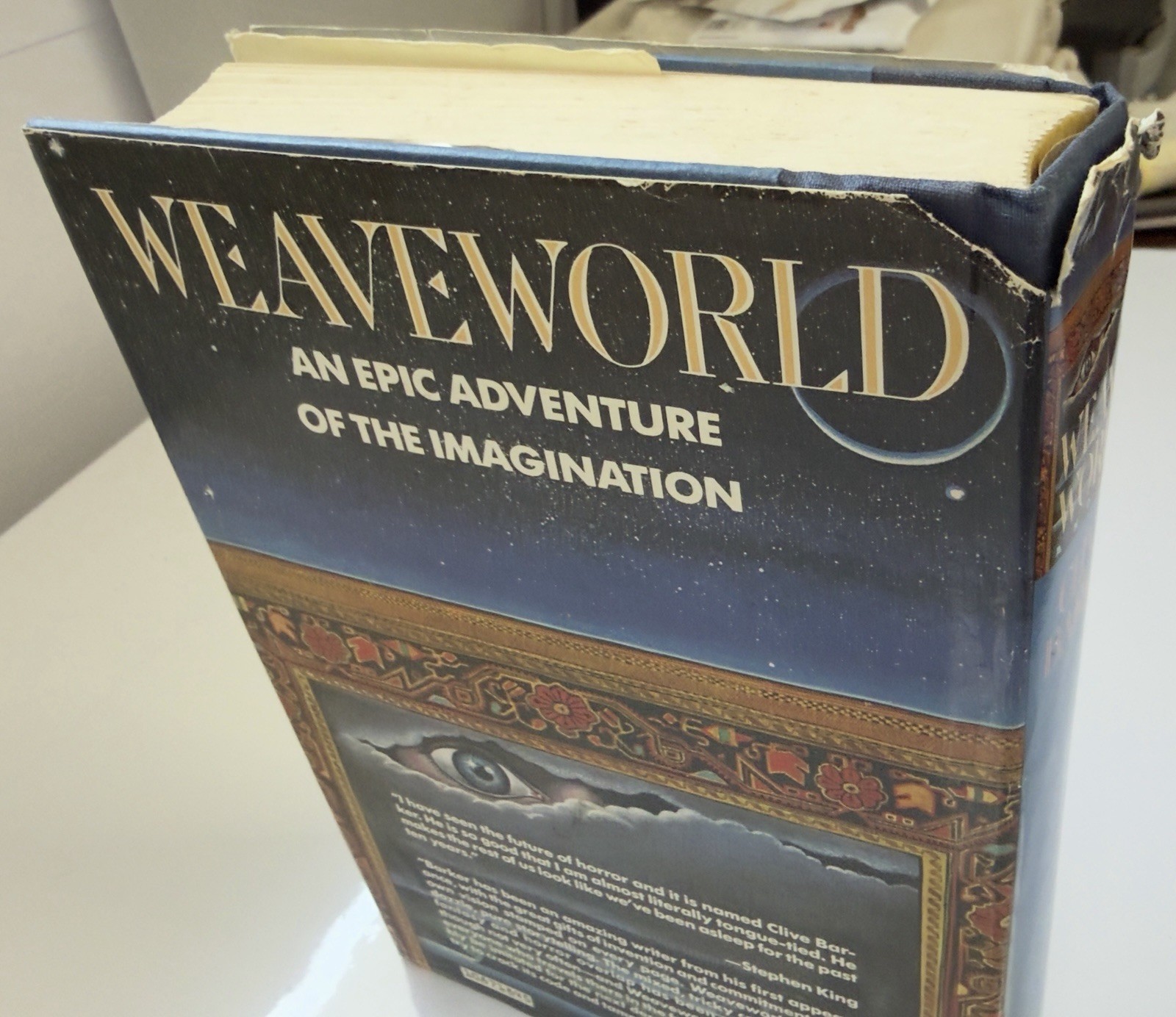 Weaveworld Clive Barker 1987 Poseidon Press First Edition HC DJ – Fantasy Horror