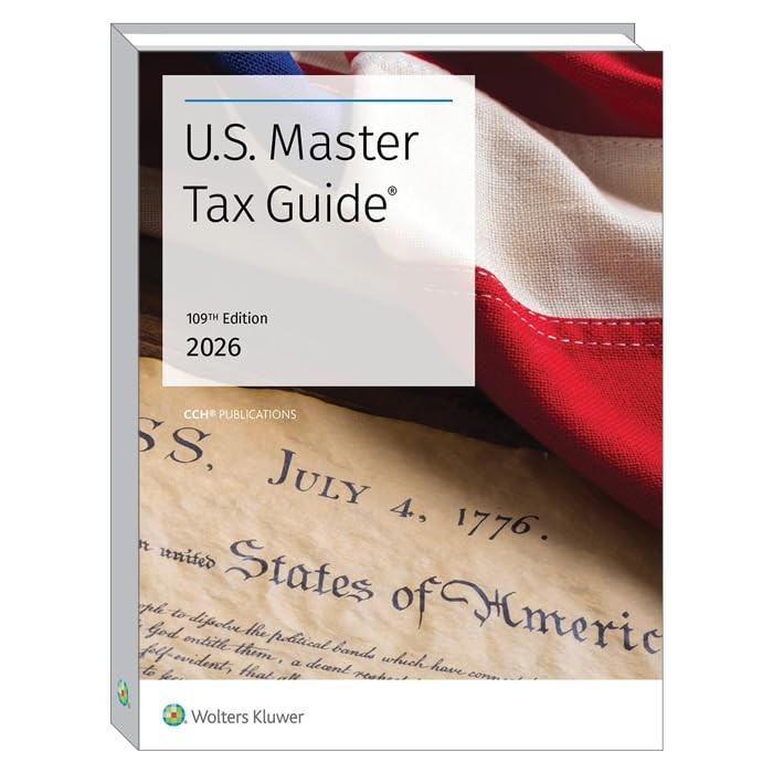 U.S. MASTER TAX GUIDE 2026 BY Wolters Kluwer Editorial Staff PAPERBACK