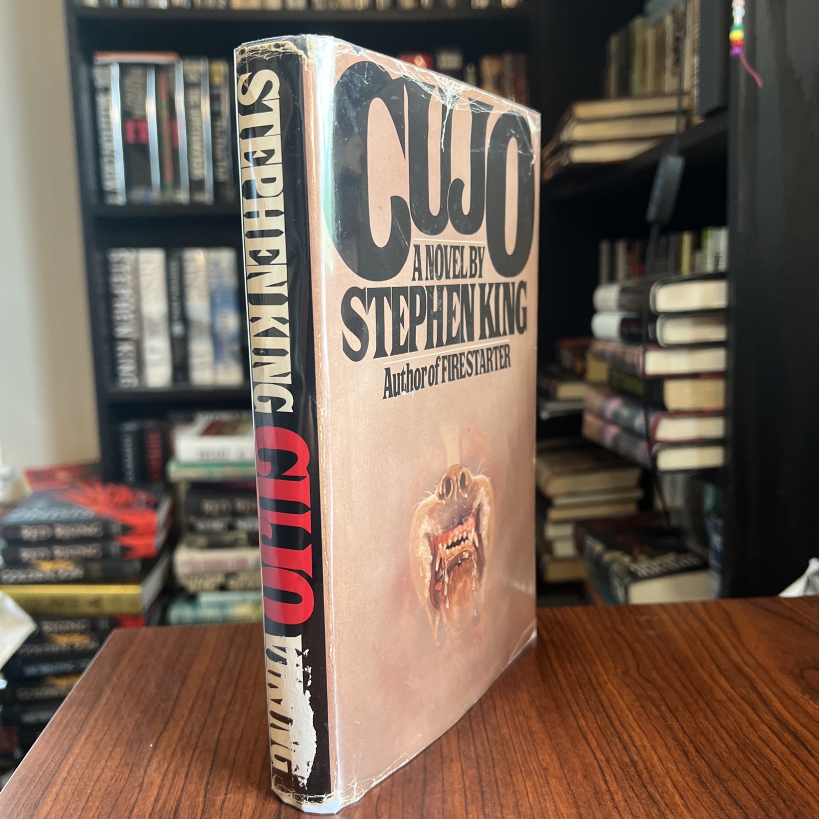Stephen King, CUJO, 1981 HC/DJ Viking Press BOMC Hardcover