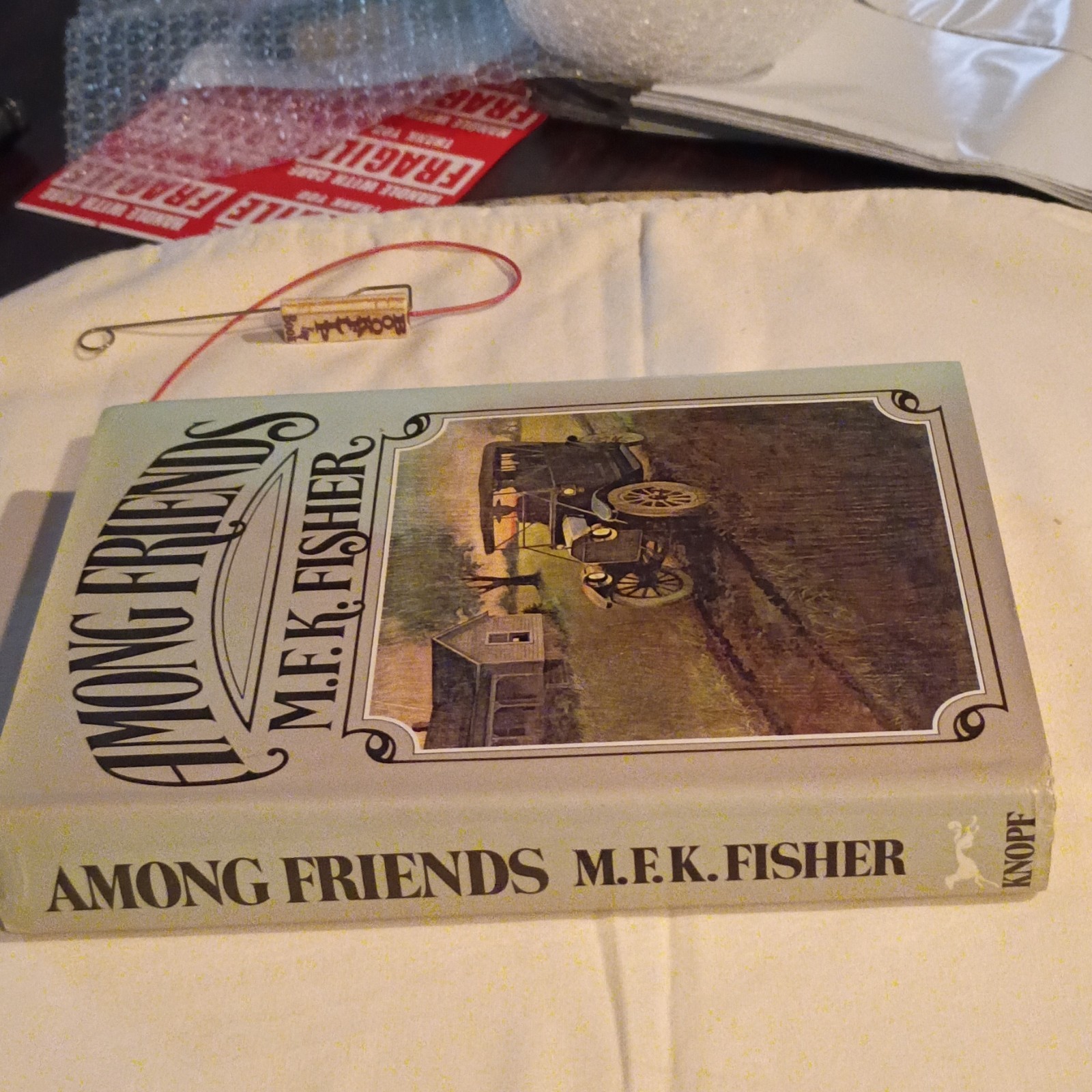 M.F.K. Fisher Among Friends 1971 First Edition Hardcover Knopf Borzoi Book
