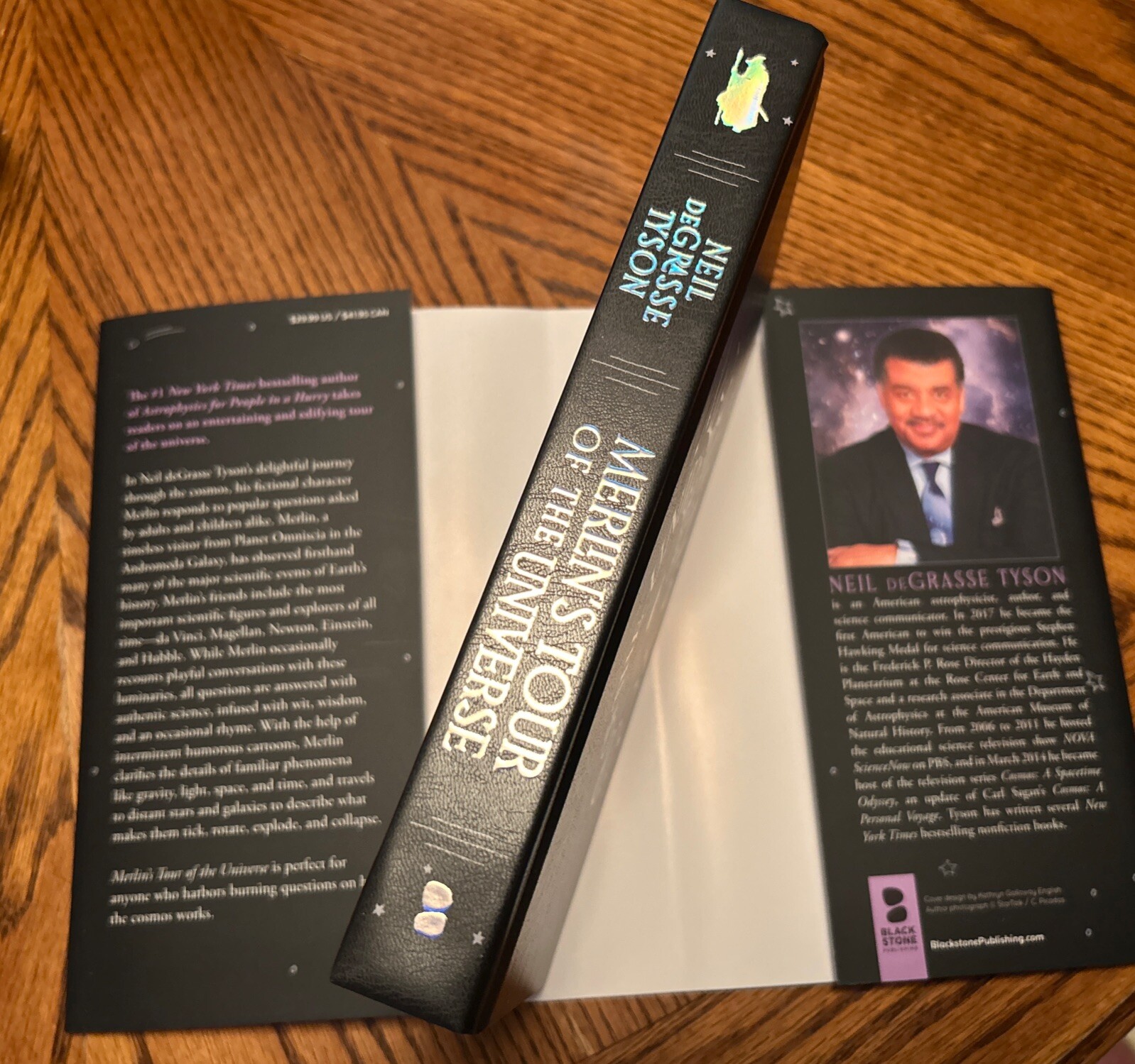 Neil deGrasse Tyson SIGNED Book Merlin’s Tour of the Universe Revised & Updated