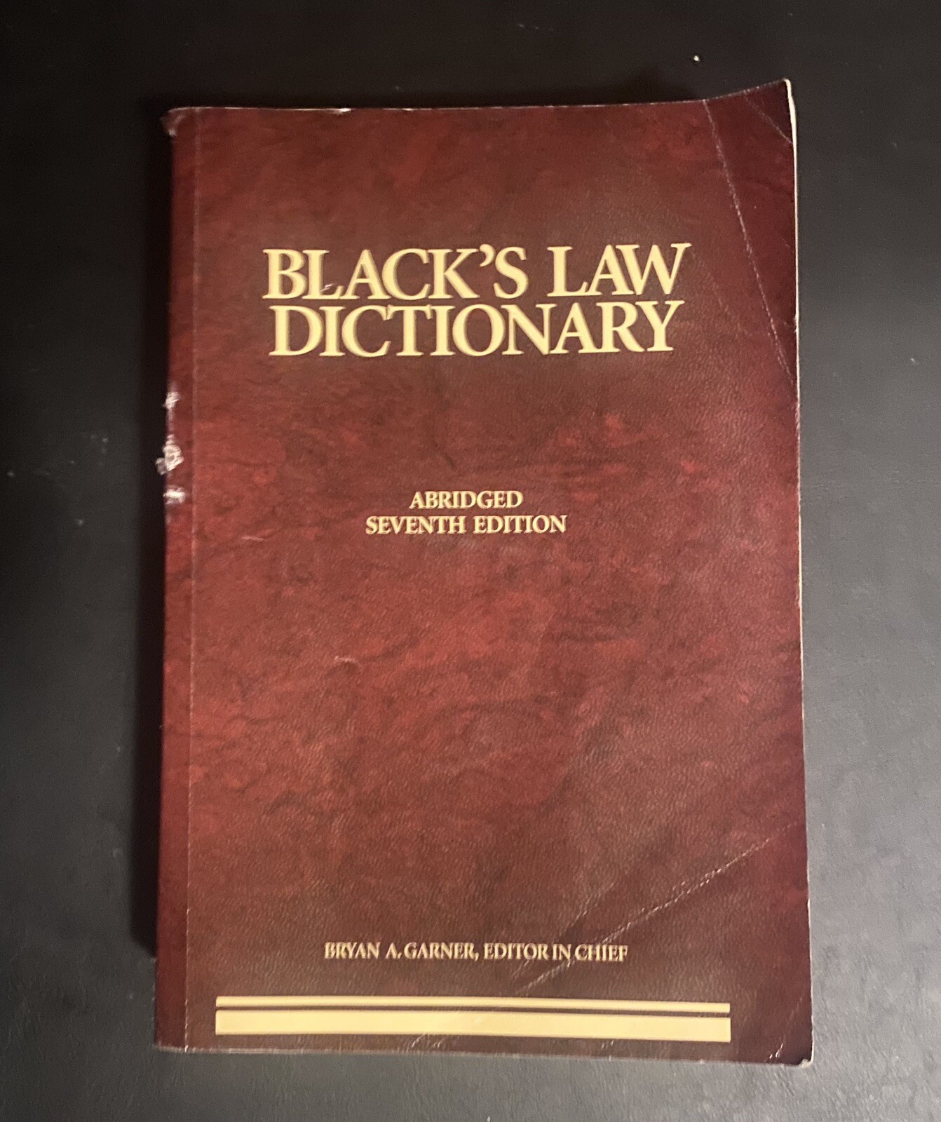 Blacks Law Dictionary, 7th Edition – Paperback By Black, Henry Campbell – GOOD