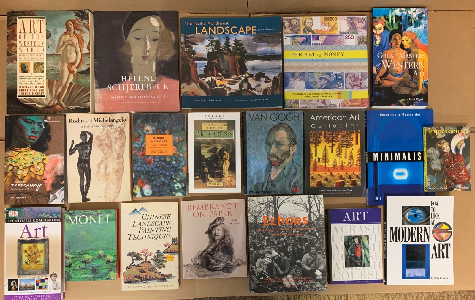 Lot of 15 LBs ART History Books: Renaissance Modern Cubism Nouveau Realism +More