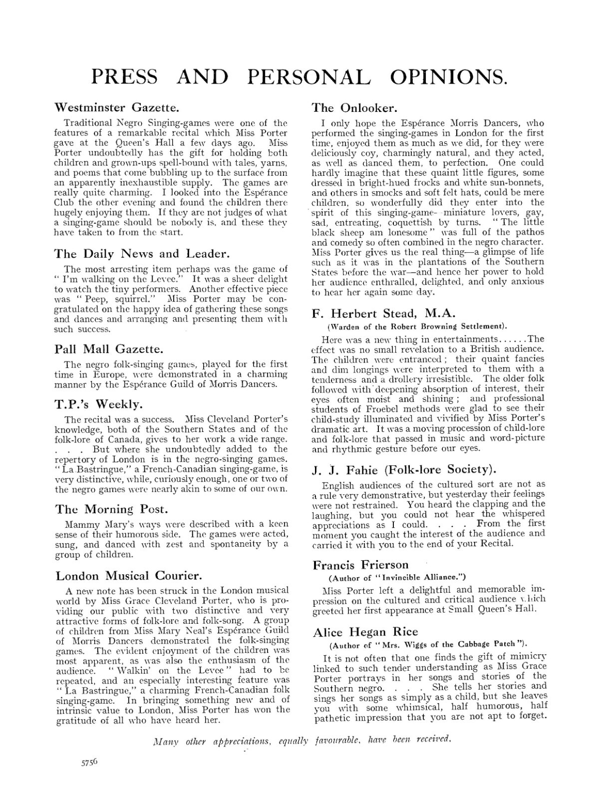 Negro folk singing games and folk games of the Habitants “1914” 56 Pages