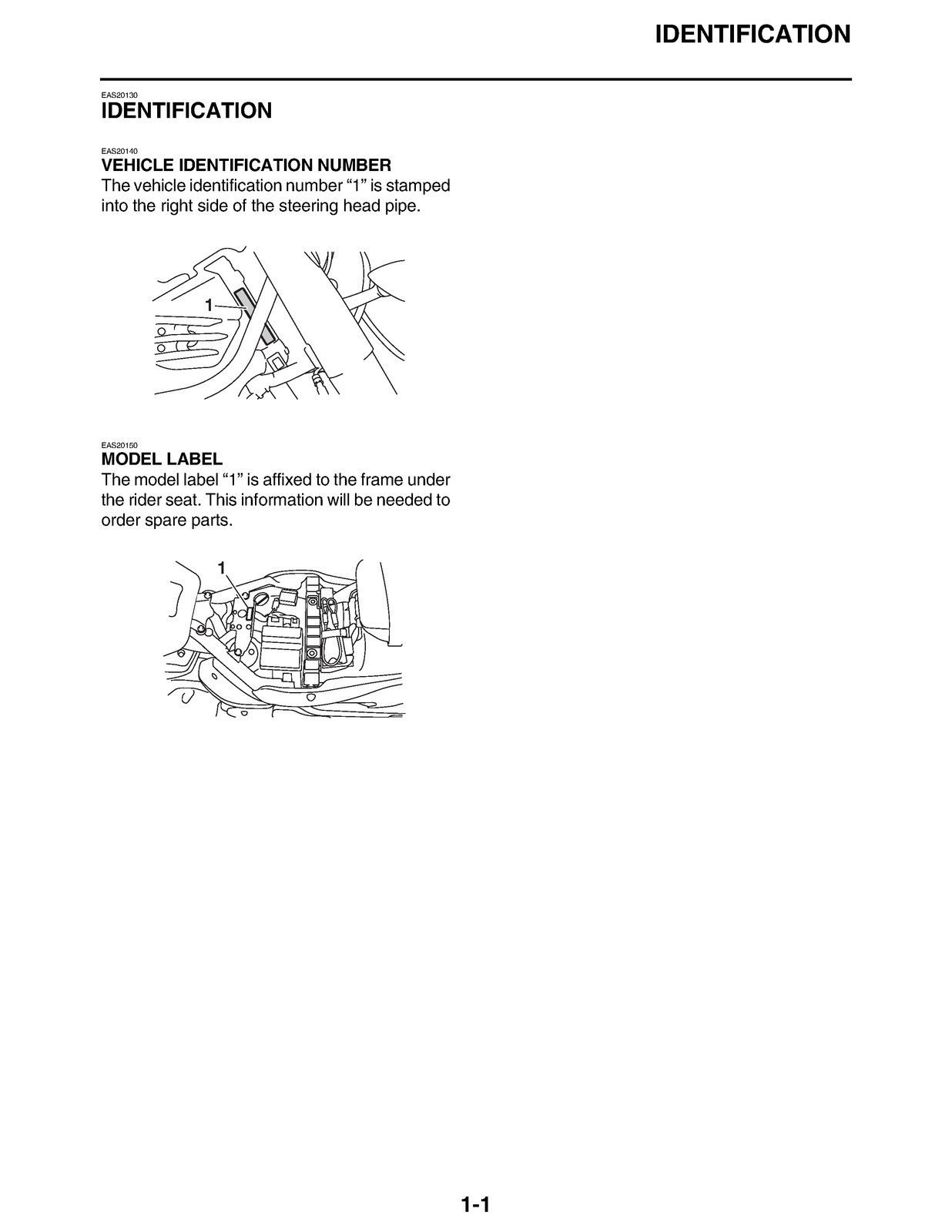 YAMAHA XV1900 Roadliner Stratoliner Service Manual 2006-2009, FOLDOUTS