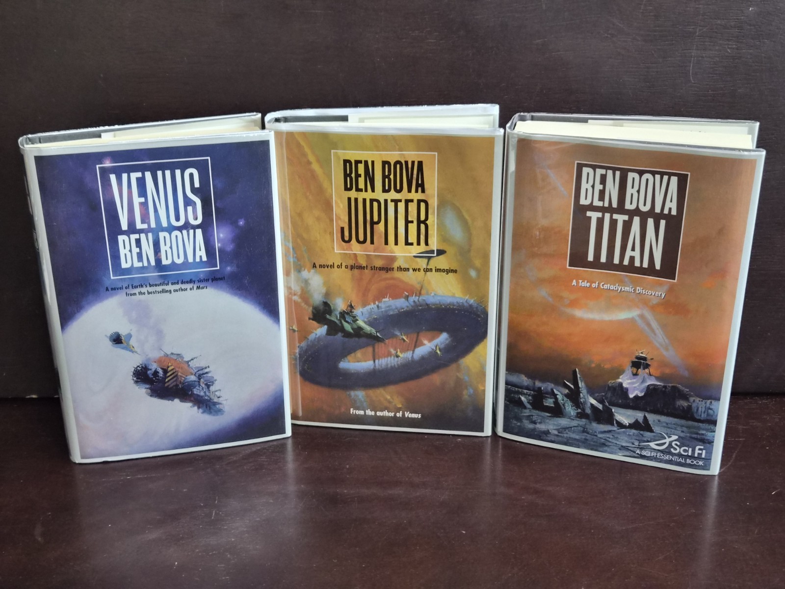 ​Ben Bova GRAND TOUR 3-Book Set VENUS TITAN JUPITER 2000-2006 BCE HCDJ VG+