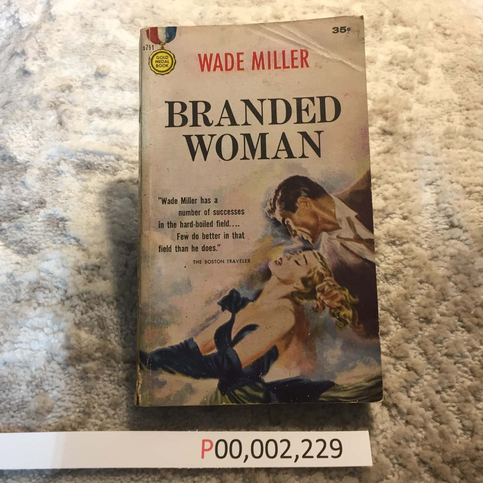Branded Woman Wade Miller 1958 Fawcett Mexican Underworld Revenge Mission Book