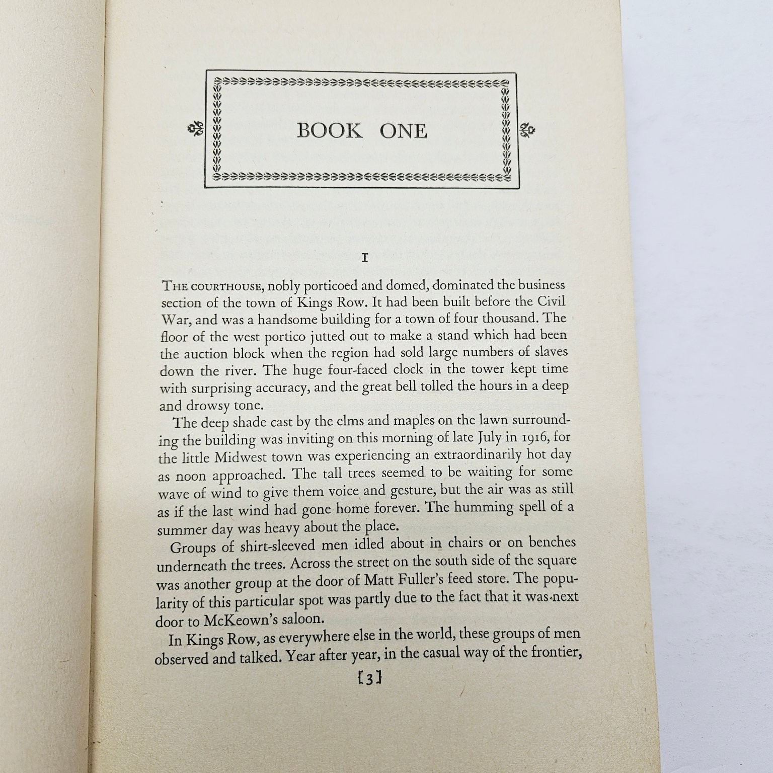 Vintage 1948 Novel – Parris Mitchell of Kings Row by Bellamann – HC