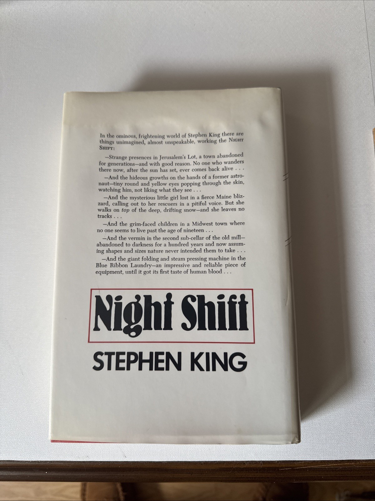 Stephen King Night Shift First Edition DoubleDay Hardcover 1978