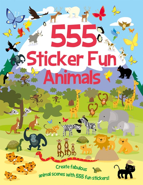 555 Sticker Fun – Animals