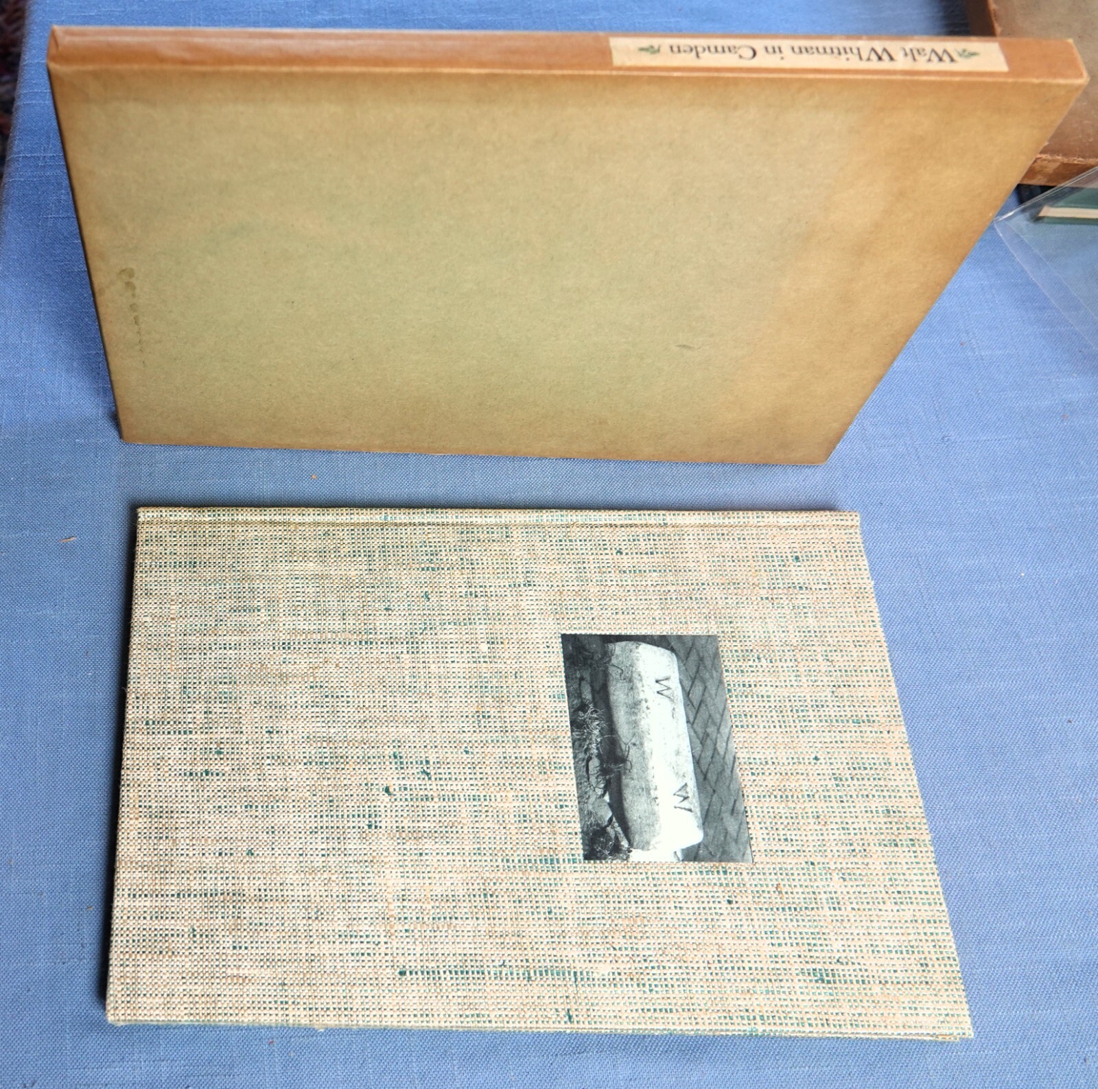 WALT WHITMAN IN CAMDEN PREFACE BY CHRISTOPHER MORLEY 1938 HC LE OF 1100.