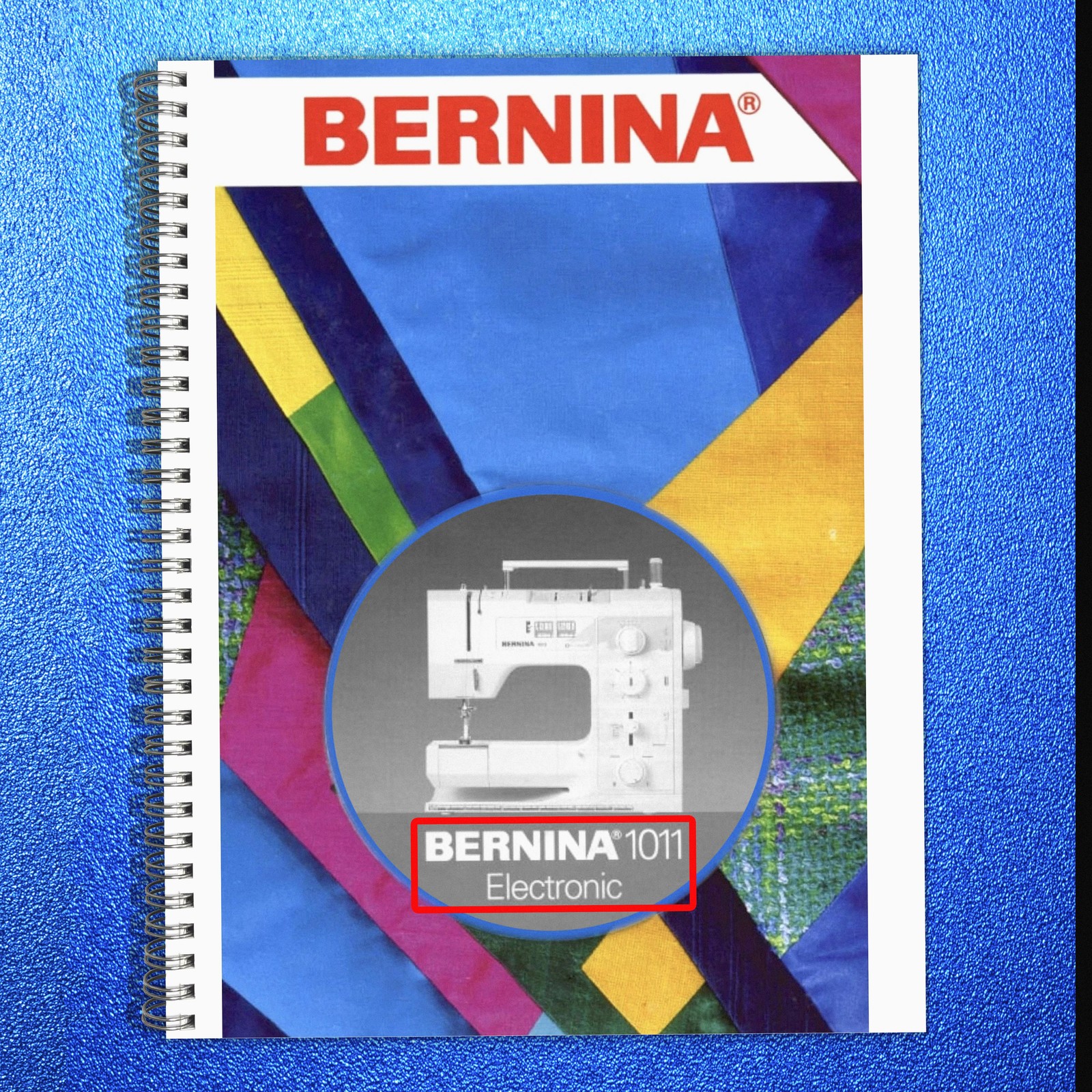 BERNINA 1011 Sewing Machine User Manual RUGGED FASTENED – PROTECTIVE COVERING