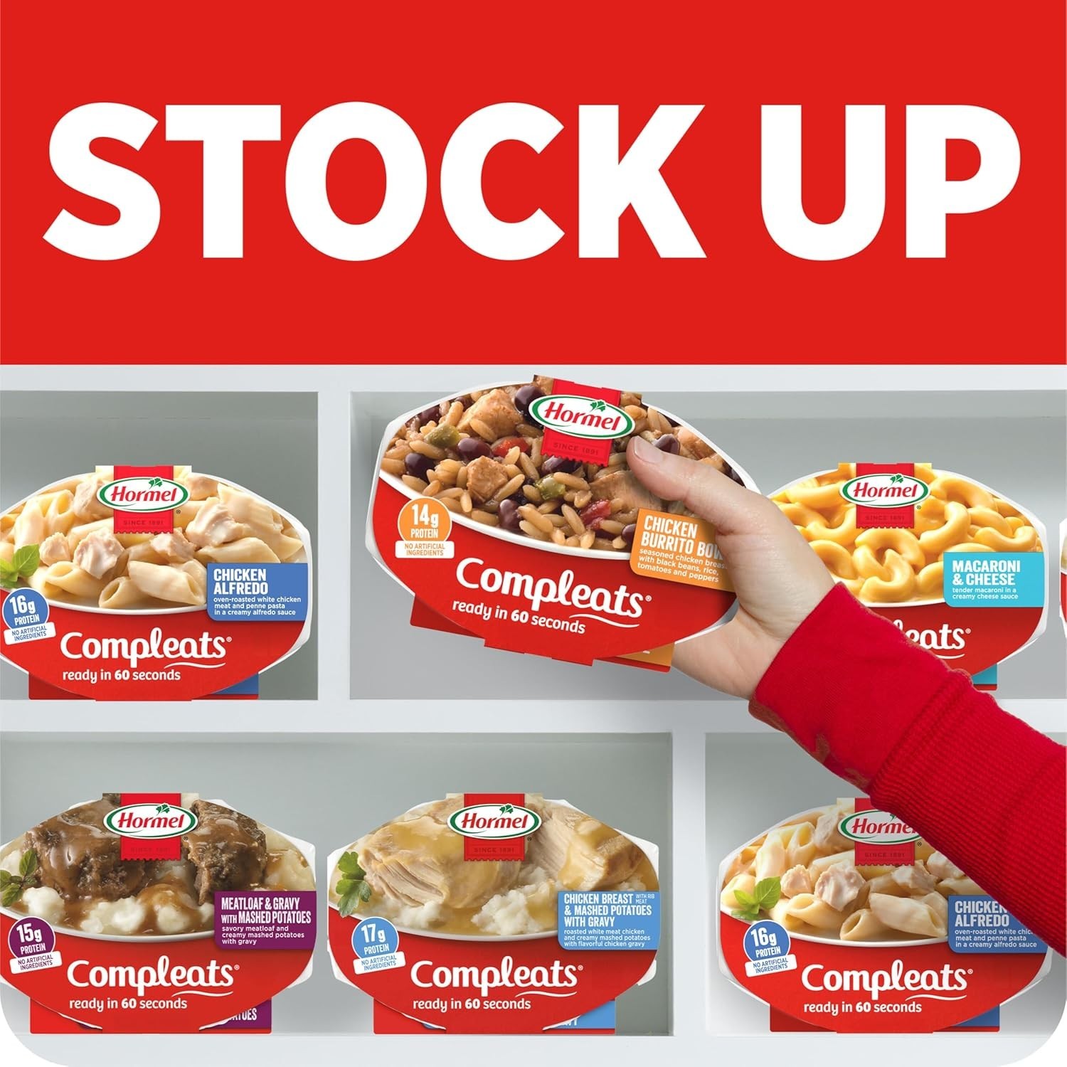 Roast Beef & Mashed Potatoes Microwave Tray – 9oz Pack of 6 for Quick Meals