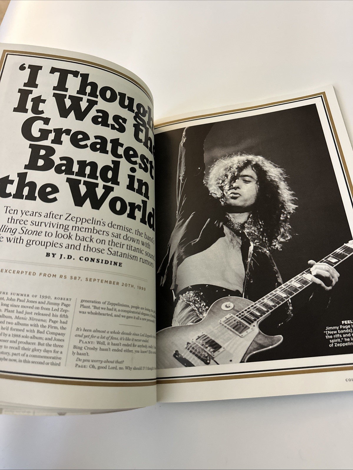 LED ZEPPELIN -ROLLING STONE COLLECTOR’S EDITION MAGAZINE – “INSIDE THEIR MUSIC”
