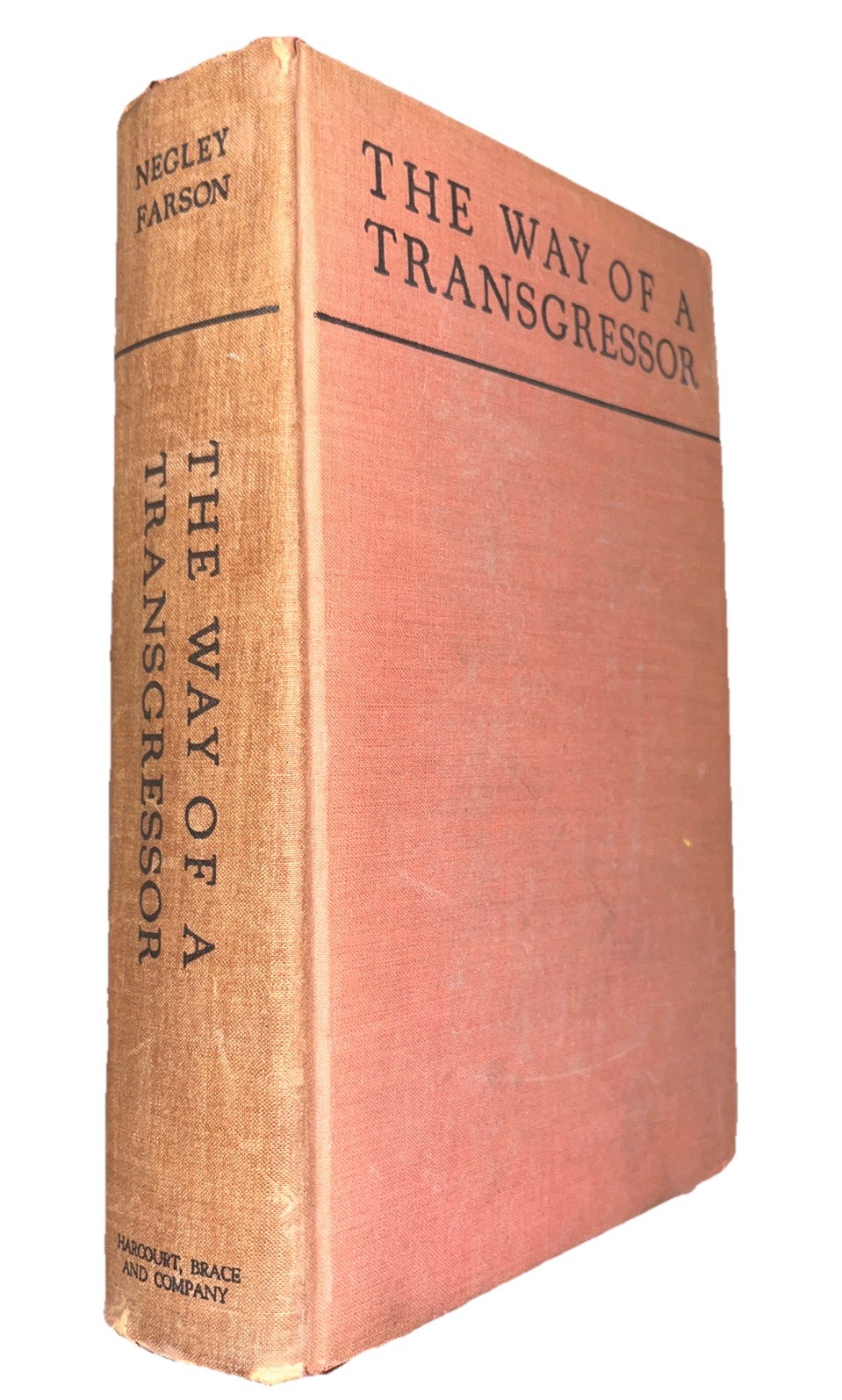 The Way of a Transgressor by Negley Farson (1936, Hardcover)