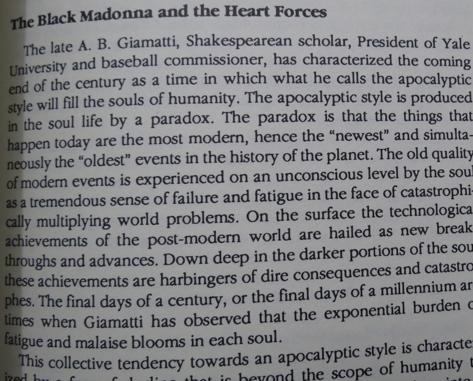 JOURNAL FOR ANTHROPOSOPHY Fall 1993 No. 57 HECATE The Black Madonna POEMS Women