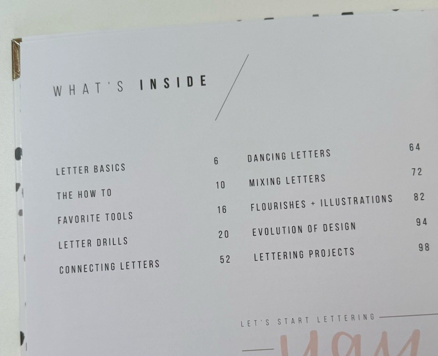 Hand Lettering 101 Step By Step Calligraphy Beginners Workbook 126 Pages New