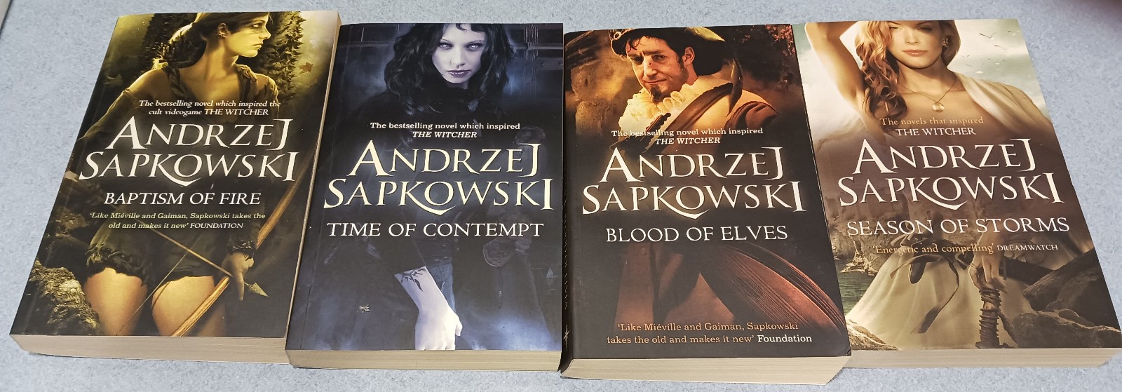 witcher books 1 thru 9