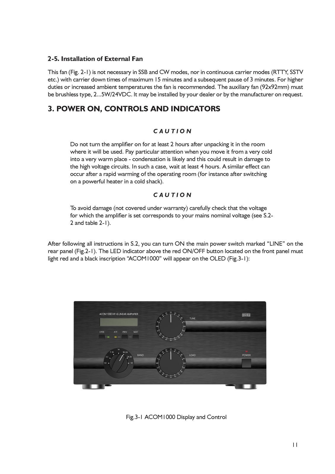 ACOM 1000 Linear Amplifier User Manual 2017 – STEEL SPIRAL BOUND – TOUGH JACKET