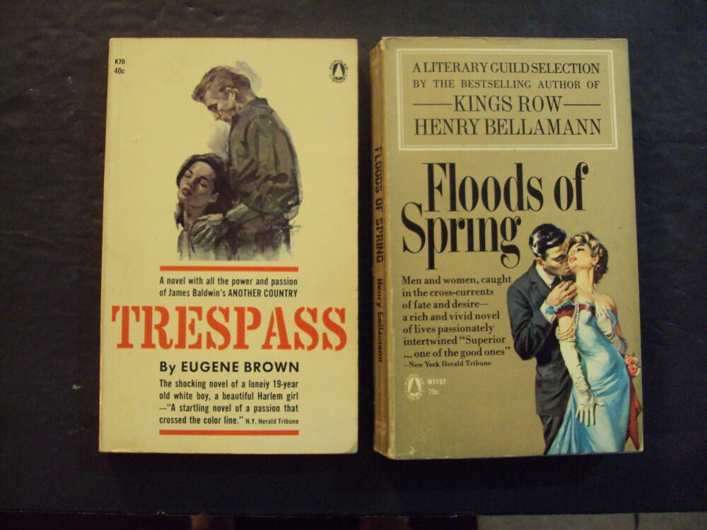 2 PBs Trespass By Eugene Brown; Floods Of Spring By Henry Bellamann ID:85917